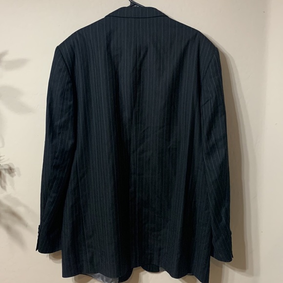 Oscar De La Renta Profile Mens Sport Coat Jacket Blazer Size 46L - Picture 2 of 4